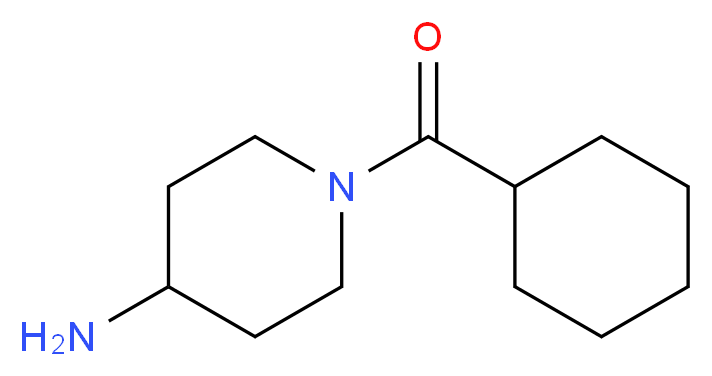 1-(cyclohexylcarbonyl)piperidin-4-amine_Molecular_structure_CAS_565453-24-9)