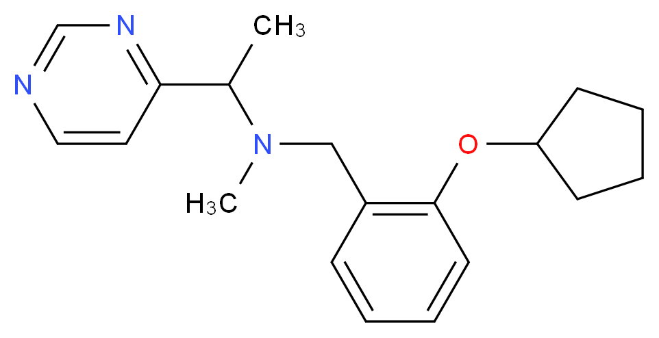 N-[2-(cyclopentyloxy)benzyl]-N-methyl-1-pyrimidin-4-ylethanamine_Molecular_structure_CAS_)