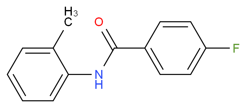 4-Fluoro-N-(2-methylphenyl)benzamide_Molecular_structure_CAS_399-03-1)