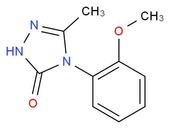 4-(2-methoxyphenyl)-5-methyl-2,4-dihydro-3H-1,2,4-triazol-3-one_Molecular_structure_CAS_)