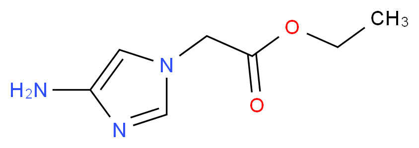 ethyl 2-(4-amino-1H-imidazol-1-yl)acetate_Molecular_structure_CAS_1196147-81-5)