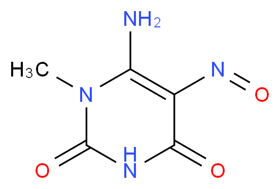 6-Amino-1-methyl-5-nitrosopyrimidine-2,4(1H,3H)-dione_Molecular_structure_CAS_6972-78-7)