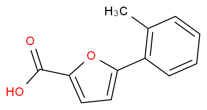 5-(2-Methylphenyl)-2-furoic acid_Molecular_structure_CAS_)