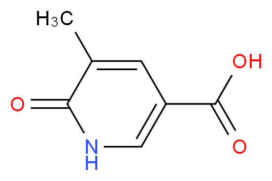 5-Methyl-6-oxo-1,6-dihydropyridine-3-carboxylic acid_Molecular_structure_CAS_66909-27-1)