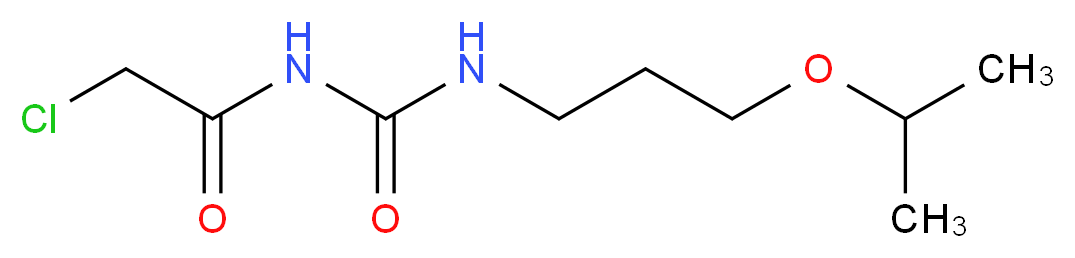2-chloro-N-{[(3-isopropoxypropyl)amino]carbonyl}acetamide_Molecular_structure_CAS_)