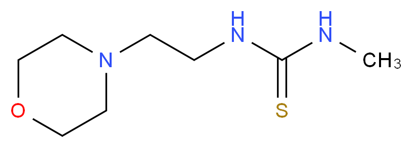 3-methyl-1-[2-(morpholin-4-yl)ethyl]thiourea_Molecular_structure_CAS_)