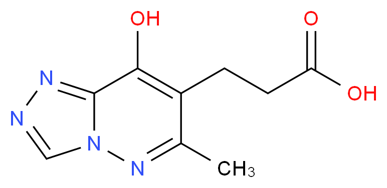 3-(8-hydroxy-6-methyl-[1,2,4]triazolo[4,3-b]pyridazin-7-yl)propanoic acid_Molecular_structure_CAS_)