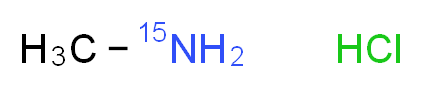 Methyl-d3-amine-15N hydrochloride_Molecular_structure_CAS_)