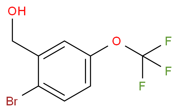2-Bromo-5-(trifluoromethoxy)benzyl alcohol_Molecular_structure_CAS_886763-15-1)