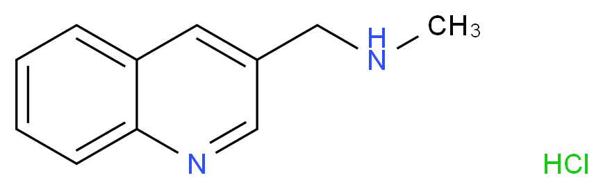 N-methyl-1-(3-quinolinyl)methanamine hydrochloride_Molecular_structure_CAS_)
