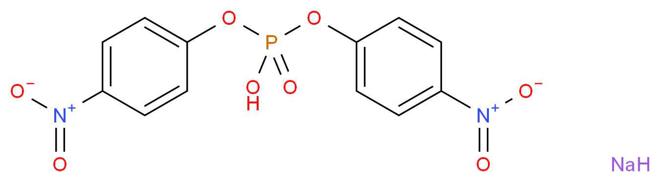 Bis(p-nitrophenyl) phosphate sodium salt_Molecular_structure_CAS_4043-96-3)