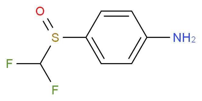 4-(difluoromethane)sulfinylaniline_Molecular_structure_CAS_)