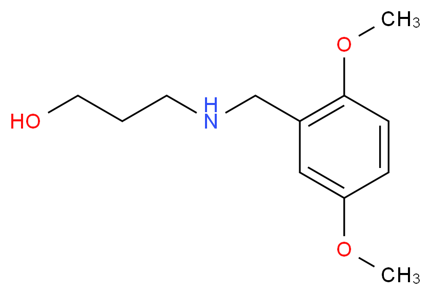 3-(2,5-Dimethoxy-benzylamino)-propan-1-ol_Molecular_structure_CAS_40171-91-3)
