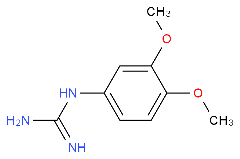 N-(3,4-dimethoxyphenyl)guanidine_Molecular_structure_CAS_57004-61-2)