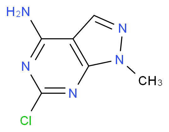 6-chloro-1-methyl-1H-pyrazolo[3,4-d]pyrimidin-4-amine_Molecular_structure_CAS_5413-96-7)