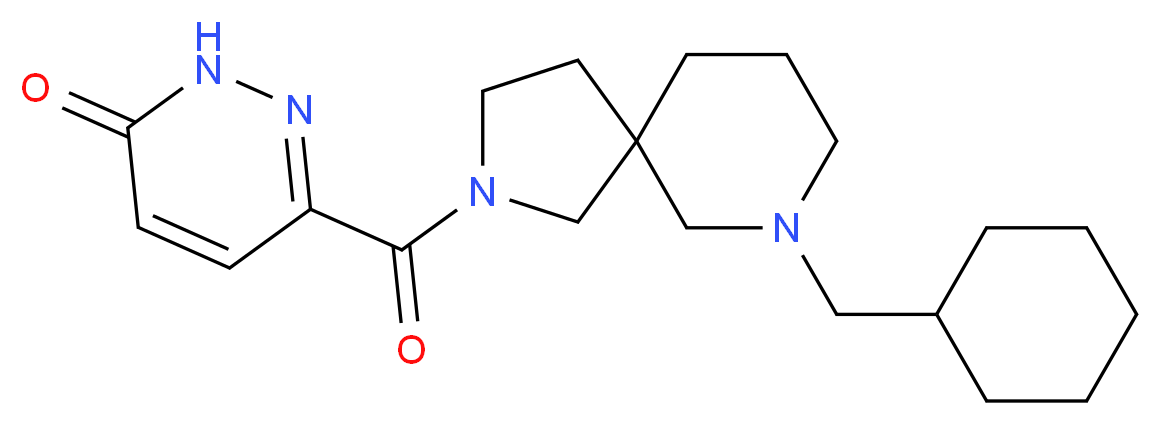 6-{[7-(cyclohexylmethyl)-2,7-diazaspiro[4.5]dec-2-yl]carbonyl}-3(2H)-pyridazinone_Molecular_structure_CAS_)