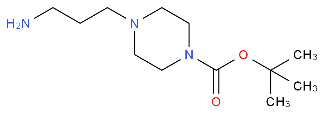 1-tert-Butyloxycarbonyl-4-(3-aminopropyl)-piperazine_Molecular_structure_CAS_373608-48-1)