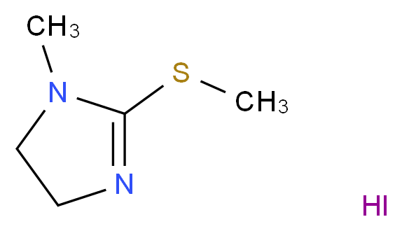 1-Methyl-2-(methylthio)-4,5-dihydro-1H-imidazole hydroiodide_Molecular_structure_CAS_61076-89-9)