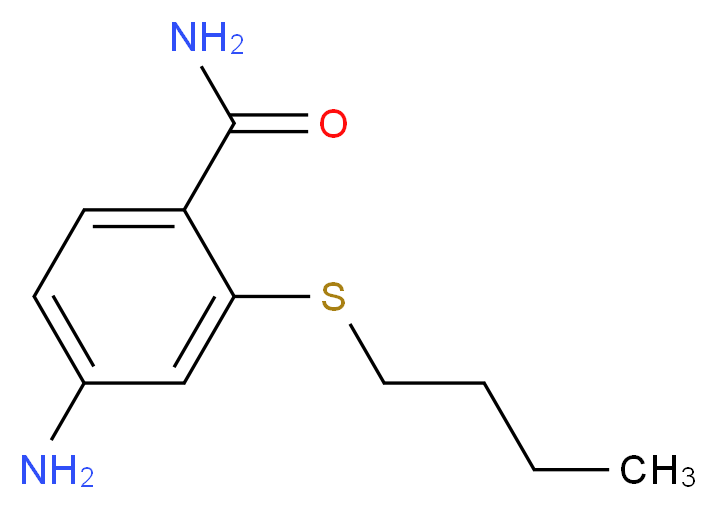 4-Amino-2-(butylthio)benzamide_Molecular_structure_CAS_)
