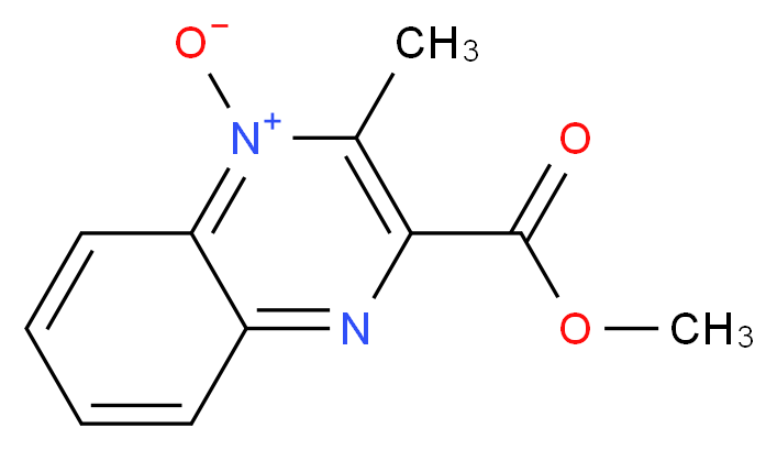 3-(methoxycarbonyl)-2-methylquinoxaline 1-oxide_Molecular_structure_CAS_)