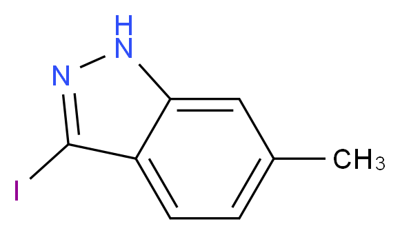 3-Iodo-6-methyl-1H-indazole_Molecular_structure_CAS_885518-96-7)