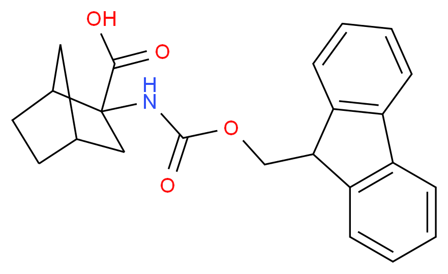 Fmoc-2-aminobicyclo[2.2.1]heptane-2-carboxylic acid (mixture of isomers)_Molecular_structure_CAS_)
