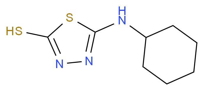 5-Cyclohexylamino-[1,3,4]thiadiazole-2-thiol_Molecular_structure_CAS_68161-70-6)