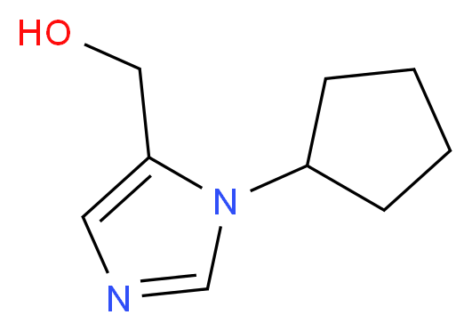 (1-cyclopentyl-1H-imidazol-5-yl)methanol_Molecular_structure_CAS_915919-86-7)