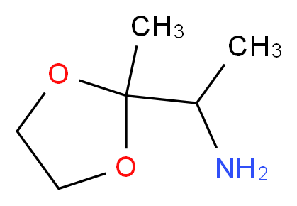 1-(2-methyl-1,3-dioxolan-2-yl)ethan-1-amine_Molecular_structure_CAS_)