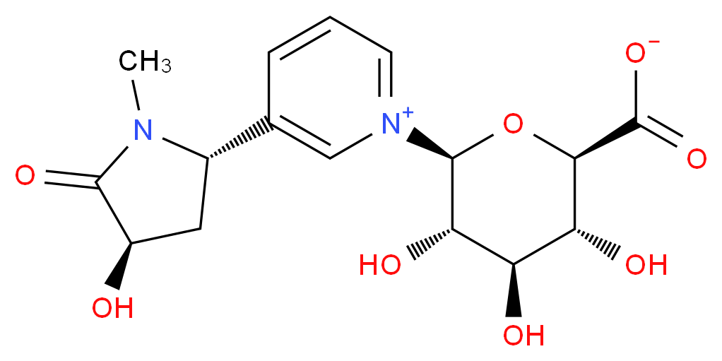 trans-3'-Hydroxy Cotinine N-β-D-Glucuronide_Molecular_structure_CAS_146275-18-5)