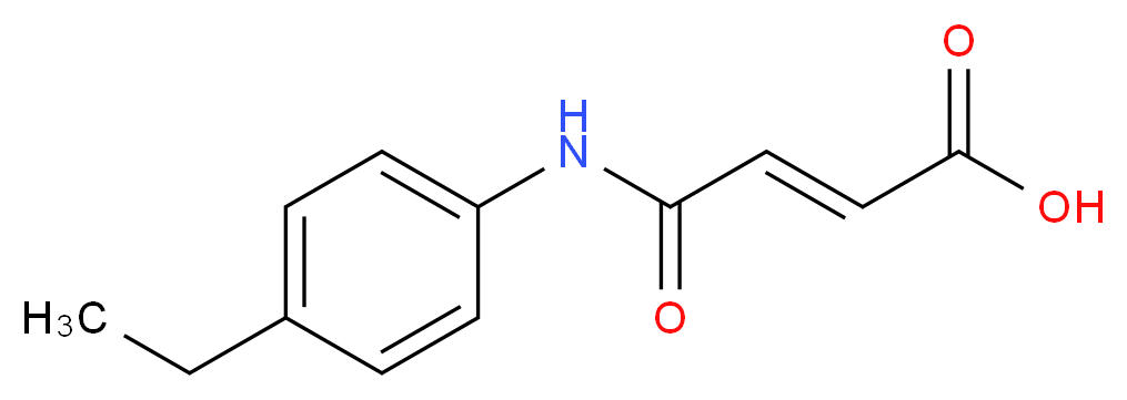 4-(4-Ethylanilino)-4-oxo-2-butenoic acid_Molecular_structure_CAS_)