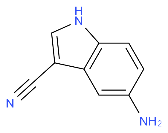 5-Amino-1H-indole-3-carbonitrile_Molecular_structure_CAS_159768-57-7)