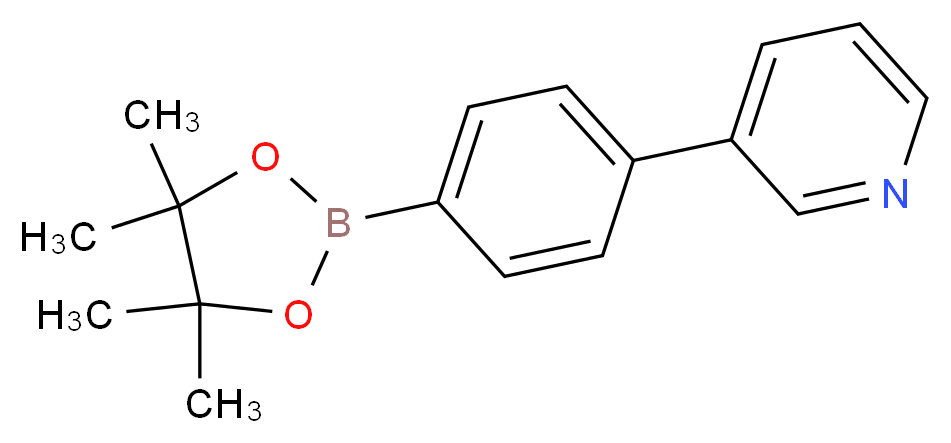 3-[4-(4,4,5,5-tetramethyl-[1,3,2]dioxaborolan-2-yl)-phenyl]-pyridine_Molecular_structure_CAS_929203-04-3)