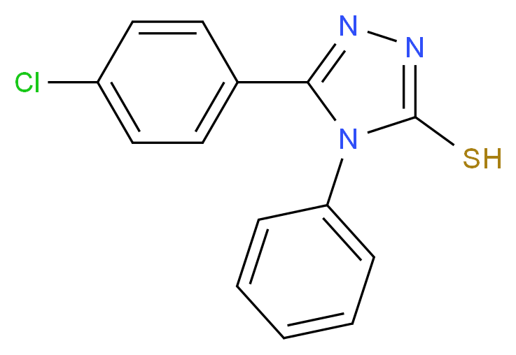 5-(4-Chlorophenyl)-4-phenyl-4H-1,2,4-triazole-3-thiol_Molecular_structure_CAS_93300-54-0)