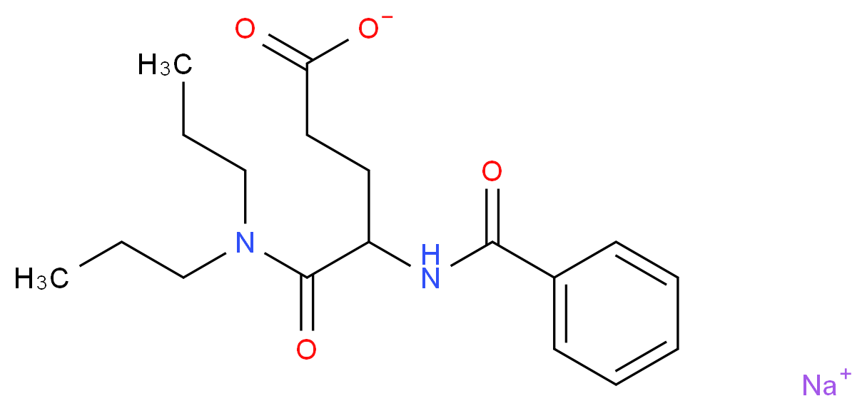 Proglumide sodium salt_Molecular_structure_CAS_99247-33-3)