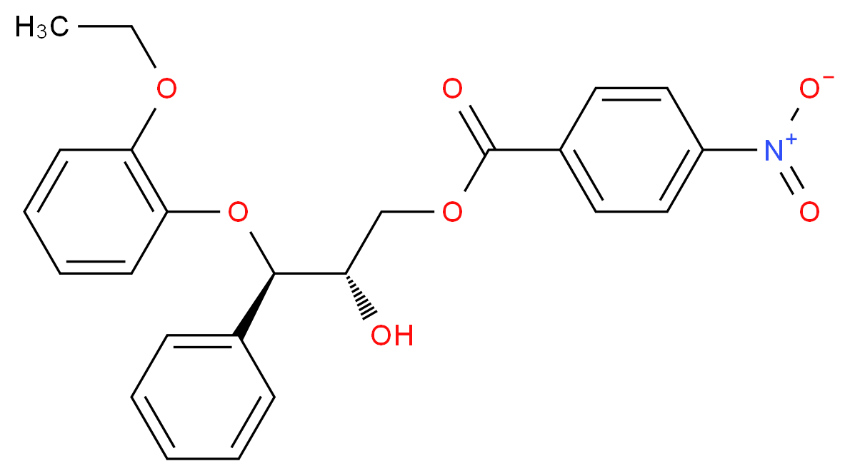 (2RS,3RS)-3-(2-Ethoxyphenoxy)-2-hydroxy-1-(4-nitrobenzoyloxy)-3-phenylpropane_Molecular_structure_CAS_98769-70-1)