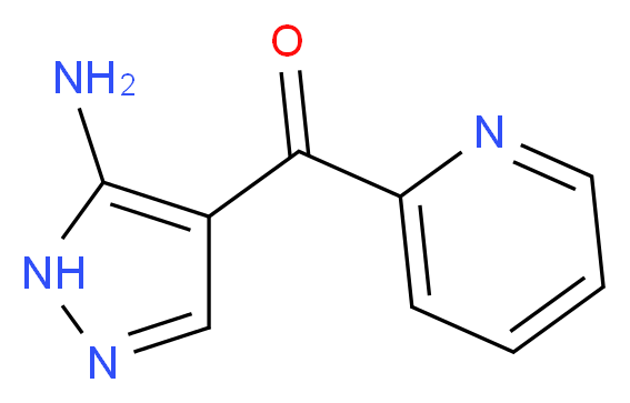 (5-Amino-1H-pyrazol-4-yl)(pyridin-2-yl)methanone_Molecular_structure_CAS_931114-35-1)
