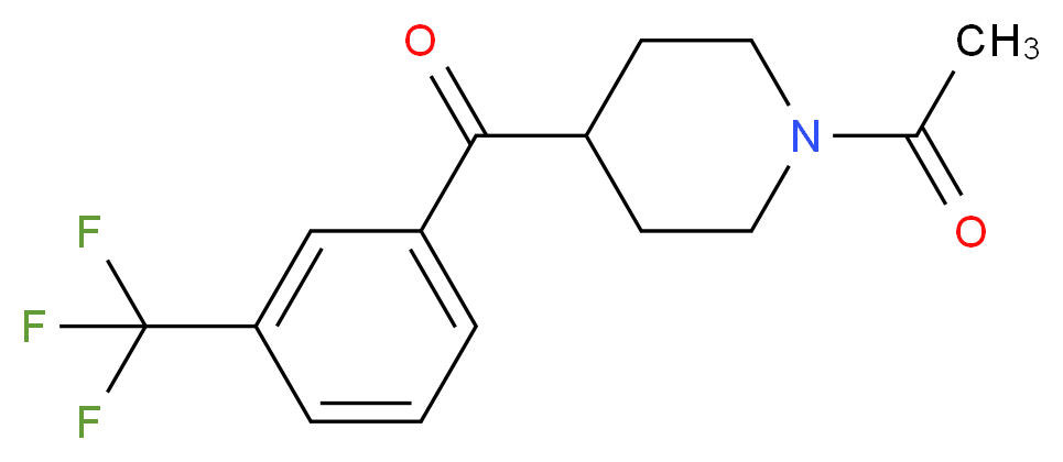 1-Acetyl-4-(3-Trifluoromethylbenzoyl)-piperidine_Molecular_structure_CAS_61714-98-5)