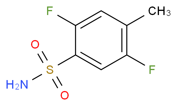 2,5-difluoro-4-methylbenzene-1-sulfonamide_Molecular_structure_CAS_)