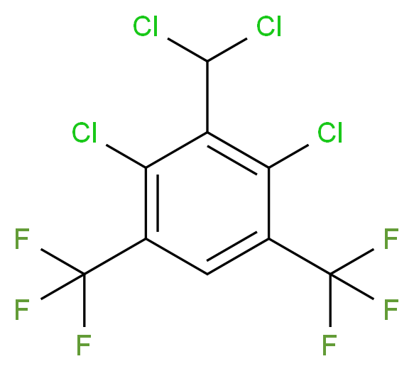 3,5-Bis(trifluoromethyl)-2,6-dichlorobenzal chloride_Molecular_structure_CAS_)