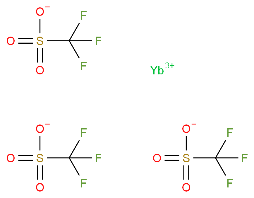 Ytterbium(III) trifluoromethanesulphonate_Molecular_structure_CAS_54761-04-5)