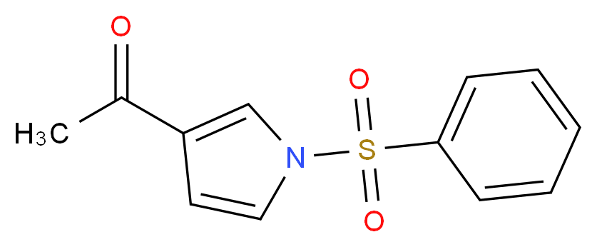 3-Acetyl-1-(phenylsulphonyl)-1H-pyrrole_Molecular_structure_CAS_81453-98-7)