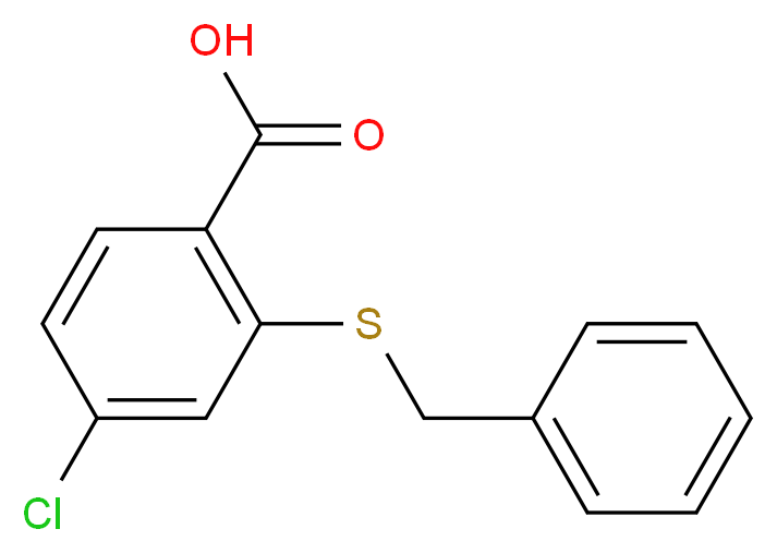 2-(Benzylthio)-4-chlorobenzoic Acid_Molecular_structure_CAS_40183-35-5)