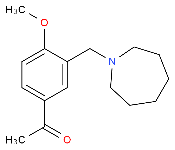 1-[3-(azepan-1-ylmethyl)-4-methoxyphenyl]ethanone_Molecular_structure_CAS_)