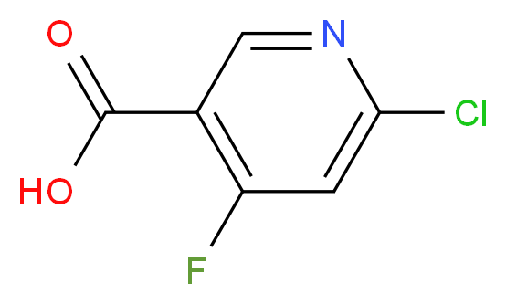 6-chloro-4-fluoronicotinic acid_Molecular_structure_CAS_1060809-30-4)