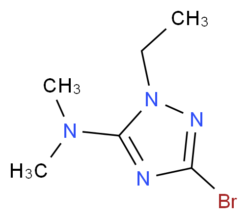 3-bromo-1-ethyl-N,N-dimethyl-1H-1,2,4-triazol-5-amine_Molecular_structure_CAS_1256643-21-6)