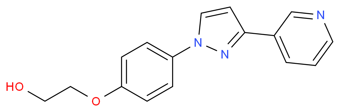 2-[4-(3-pyridin-3-yl-1H-pyrazol-1-yl)phenoxy]ethanol_Molecular_structure_CAS_)