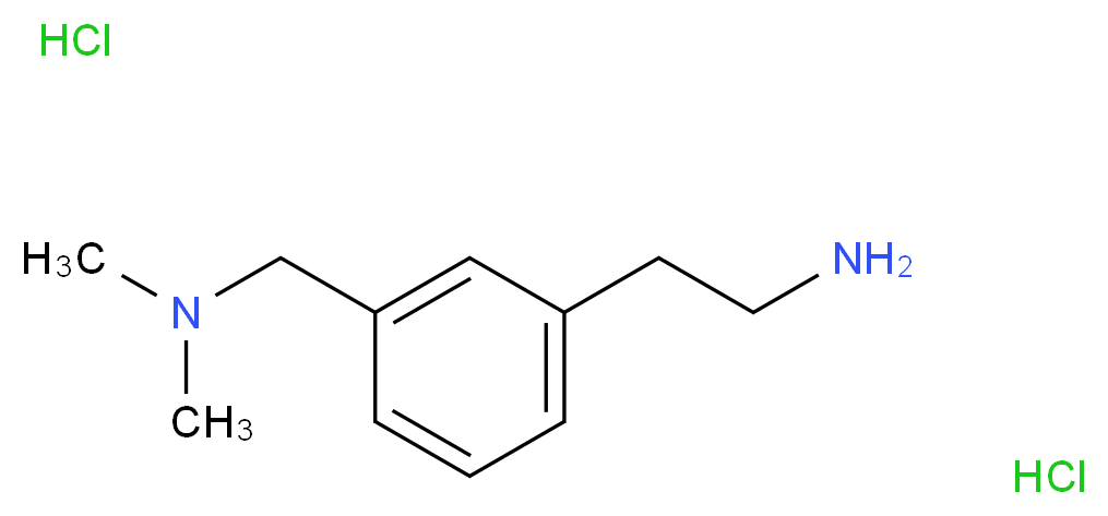 2-{3-[(dimethylamino)methyl]phenyl}ethan-1-amine dihydrochloride_Molecular_structure_CAS_)