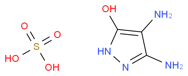 3,4-DIAMINO-5-HYDROXYPYRAZOLE SULFATE_Molecular_structure_CAS_52057-97-3)
