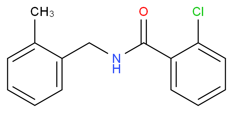 2-Chloro-N-(2-methylbenzyl)benzamide_Molecular_structure_CAS_428472-49-5)